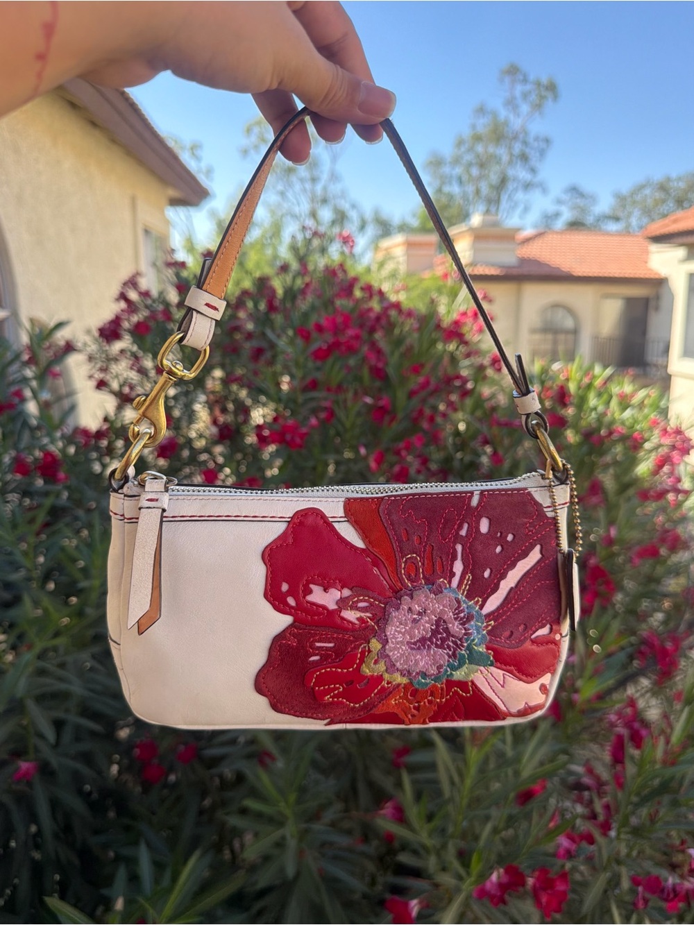 ❤️Rare Vintage Coach Poppy For Peace Demi Bag- Style 9291